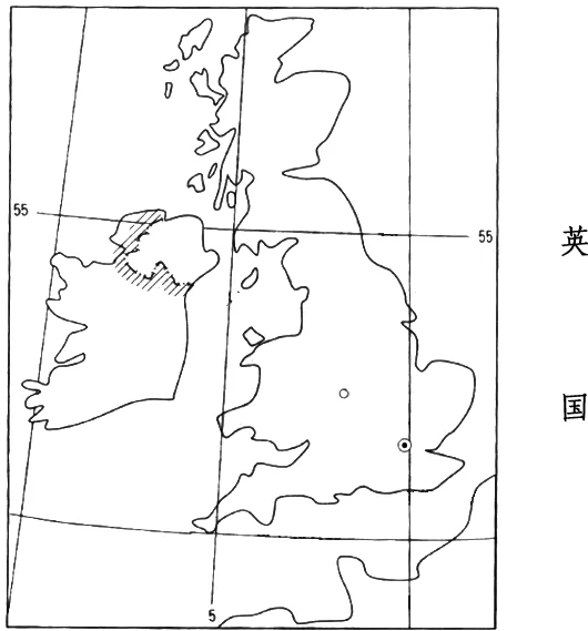 英国空白地图