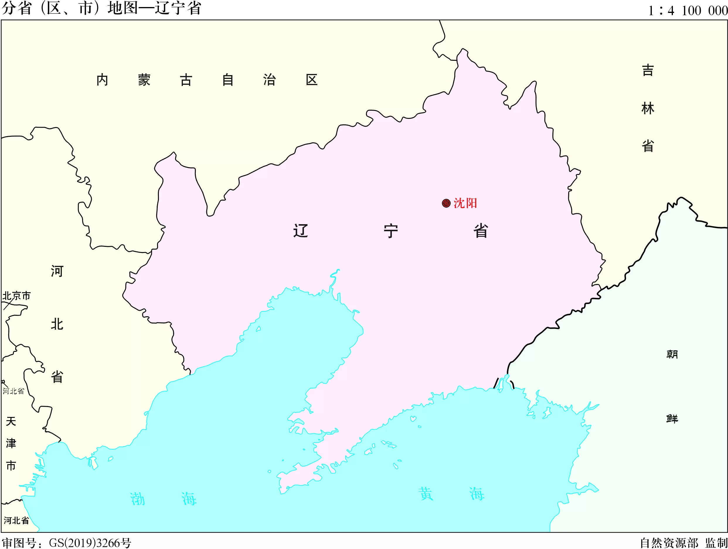 辽宁省标准地图(边界版) - 辽宁省地图 - 地理教师网