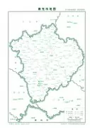 南充市标准地图