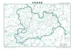 仪陇县标准地图