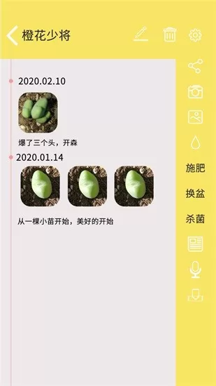 多肉花草日记app最新版 v1.2 安卓版 0