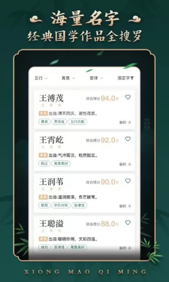 熊猫起名取名字 v4.3.0 安卓最新版 3