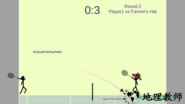 火柴人打羽毛球1游戏(Stickman Badminton) v1.0.8 安卓版 3