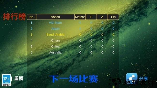 足球世界杯模拟器手机版 v1.0.0 安卓版 0