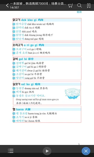 韩语高频7000词手机版 v2.106.223 安卓版 3