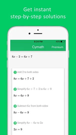 cymath数学问题求解器 v2.44 安卓版 1