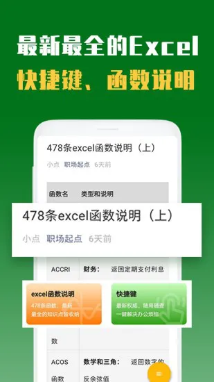 excel办公软件教程免费版